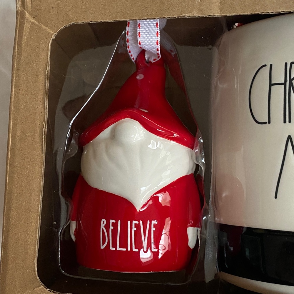 Rae Dunn Christmas Magic mug and ornament - Picture 3 of 3
